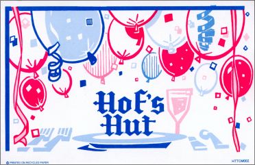 pizza, hof's hut, pmq, birthday