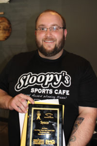 Bradley Corbin took first place at a 2017 U.S. Pizza Team competition.