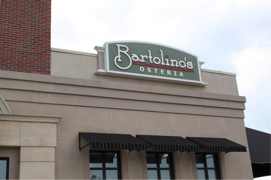 this photo shows the exterior of Bartolino's Osteria in St. Louis, which plans a lawsuit opposing COVID-19 restrictions on indoor dining