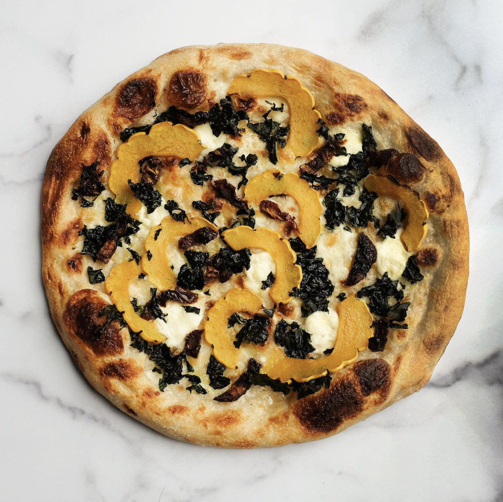 A unique frozen pie by Good Luck Bread.