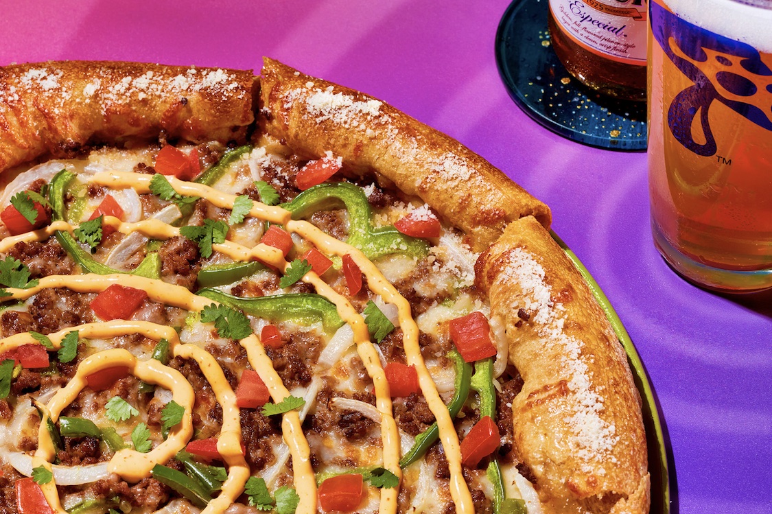 This photo shows the Taco Nirvana pizza described in the story.