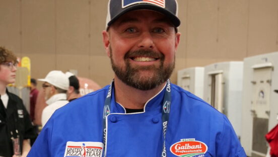 This photo shows Ray Cullison in his new USPT chef coat.