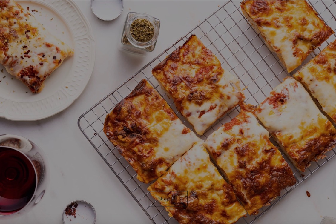 This photo shows sliced pizza from Pizza Freak Co.