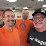 Matt Plapp and Andy from Papa Kelsey's pizzeria in Mesa, Arizona