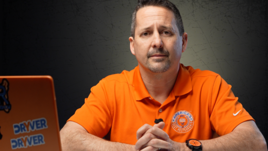 Matt Plapp of America's Best Restaurants sits at a table.