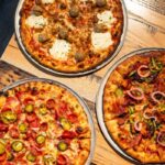 Pizzas at Oak and Stone in McKinney, Texas