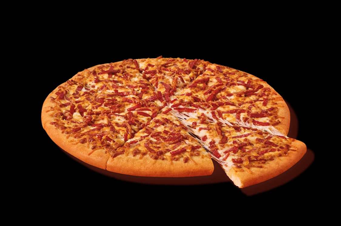 This photo shows the Webberoni pizza featuring pepperoni and a two-cheese blend.