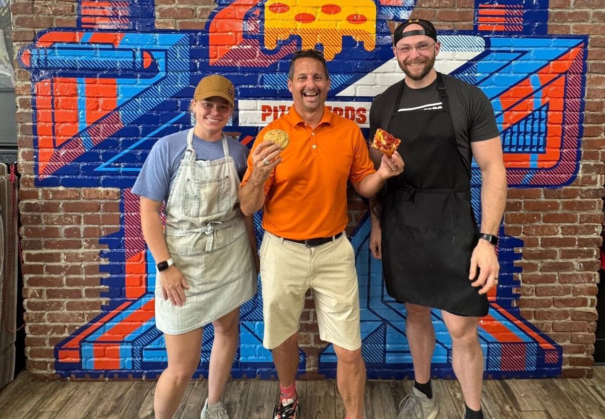 Matt Plapp at Pizza Nerds in Columbus, Ohio