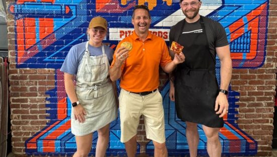 Matt Plapp at Pizza Nerds in Columbus, Ohio