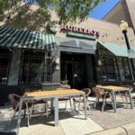 This photo shows the exterior of an Aurelio's Pizza restaurant.
