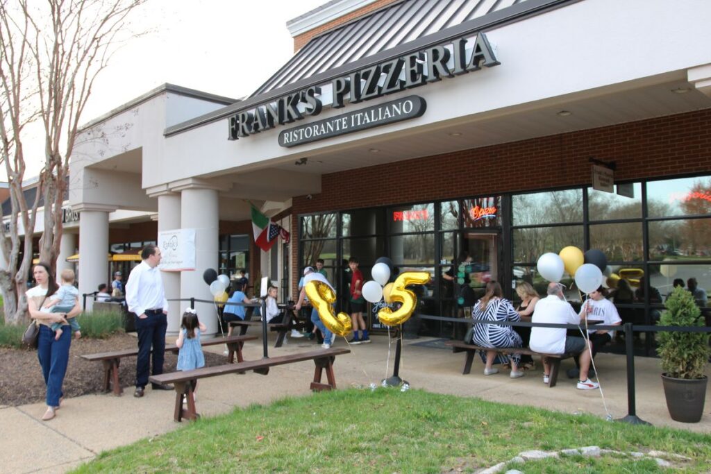 Frank's Ristorante & Pizzeria 35th anniversary party