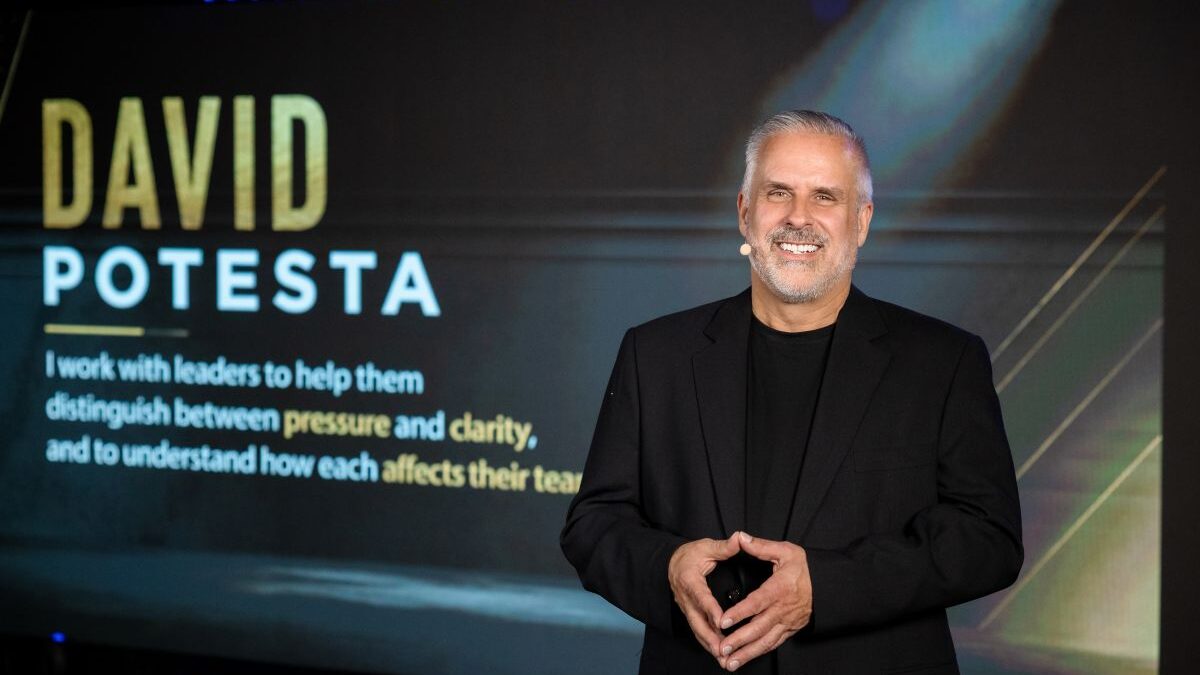 David Potesta, restaurant consultant, gives a talk