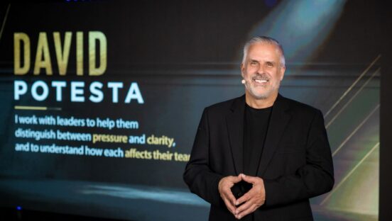 David Potesta, restaurant consultant, gives a talk
