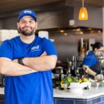 George Panagopoulos, owner of Dedham House of Pizza