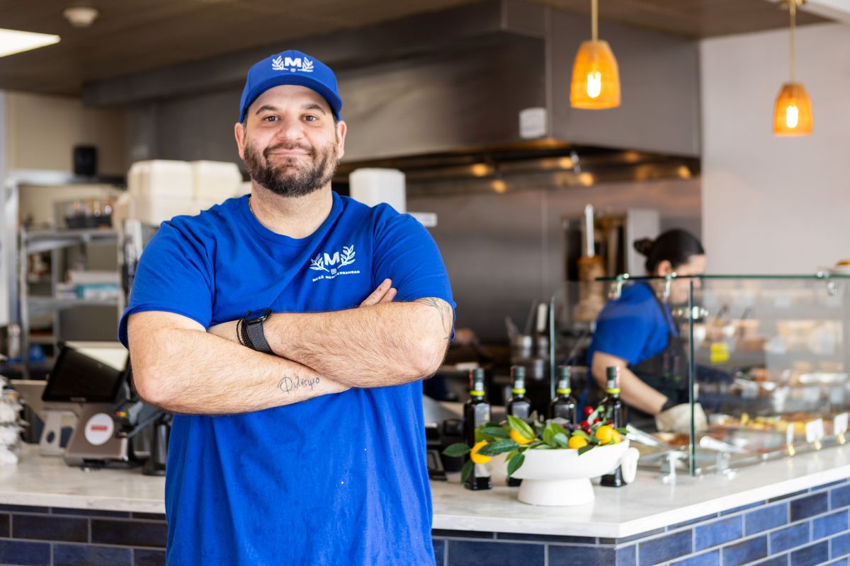 George Panagopoulos, owner of Dedham House of Pizza