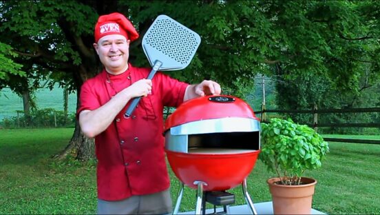 Will Fagg with TinyBrickOven